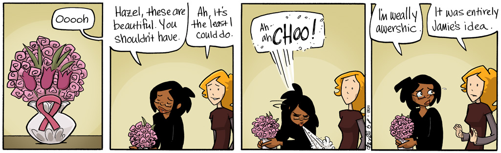 I think Thea already knew it wasn't your idea, Hazel.