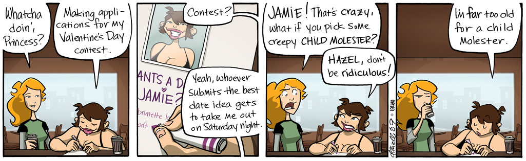 I hope Past Danielle got all her pedo jokes out of her system after this one.