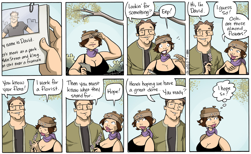 I can smell this comic. (If you don't know what almond smells like, search it out, it's divine!)