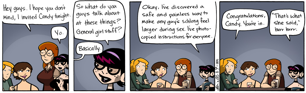 I *think* this is the one and only "that's what she said" joke I permitted myself in the entirety of GWS.