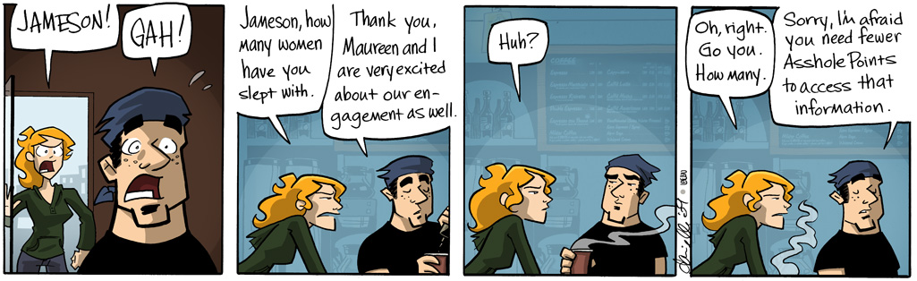 Hazel's maxed out her Asshole Points, it's gonna be hard to pay off this asshole debt.