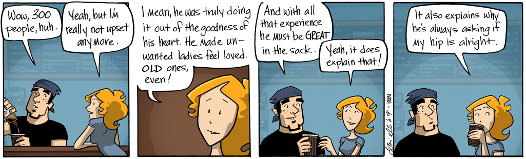 Aww I love a conscientious lover.