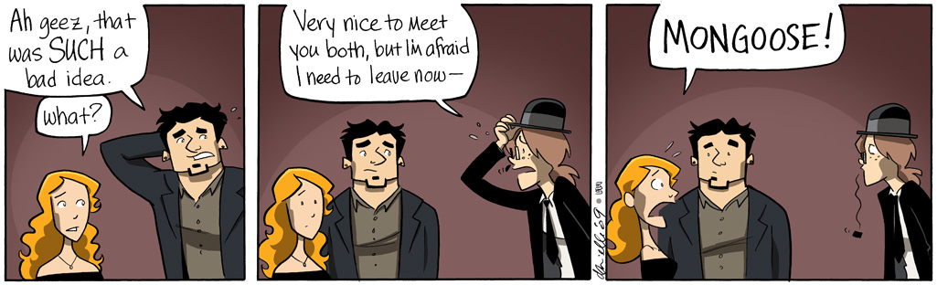 Shoulda gone with the full Groucho glasses with the fake nose and the attached mustache!