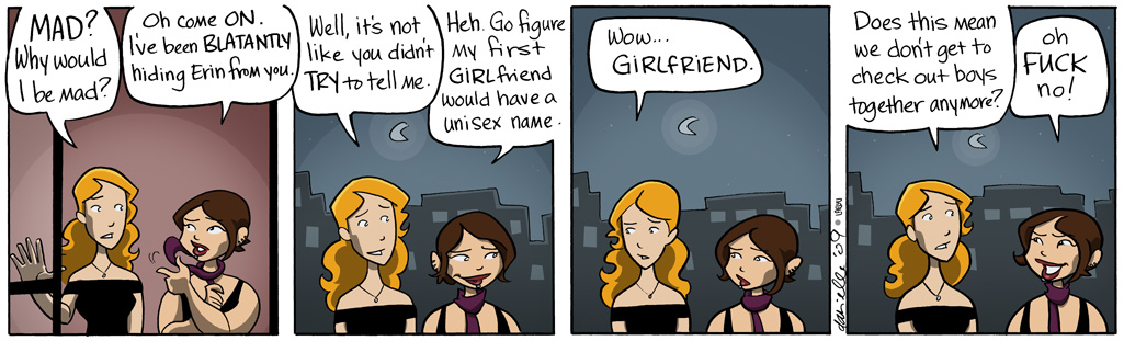 Jamie and Hazel, checking out boys since like.... 1995 or something.