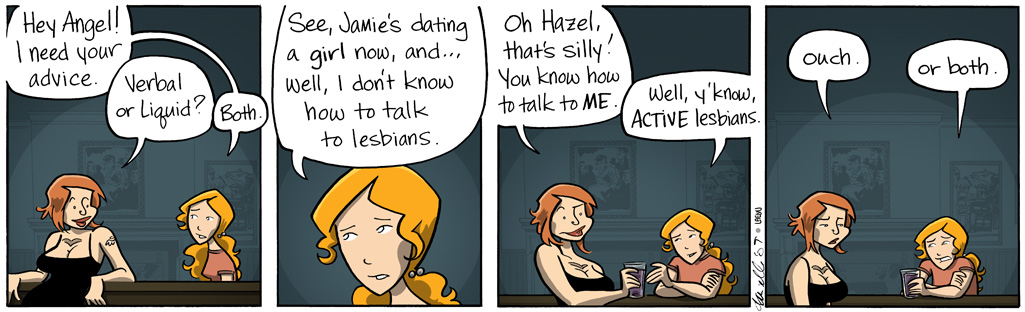I love how Hazel is being so genuine in panel 3.