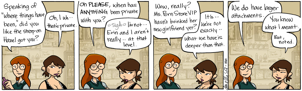 She meant EMOTIONALLY DEEPER, Jamie. Spiritually deep.