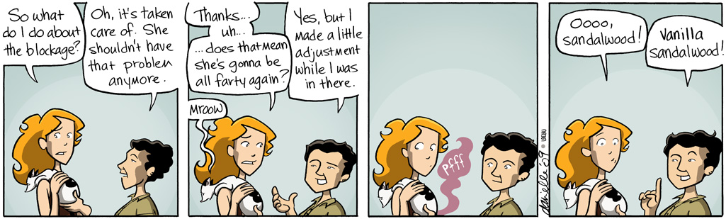 That's what a little adjustment gets you. Big adjustment gets you pumpkin spice scent.
